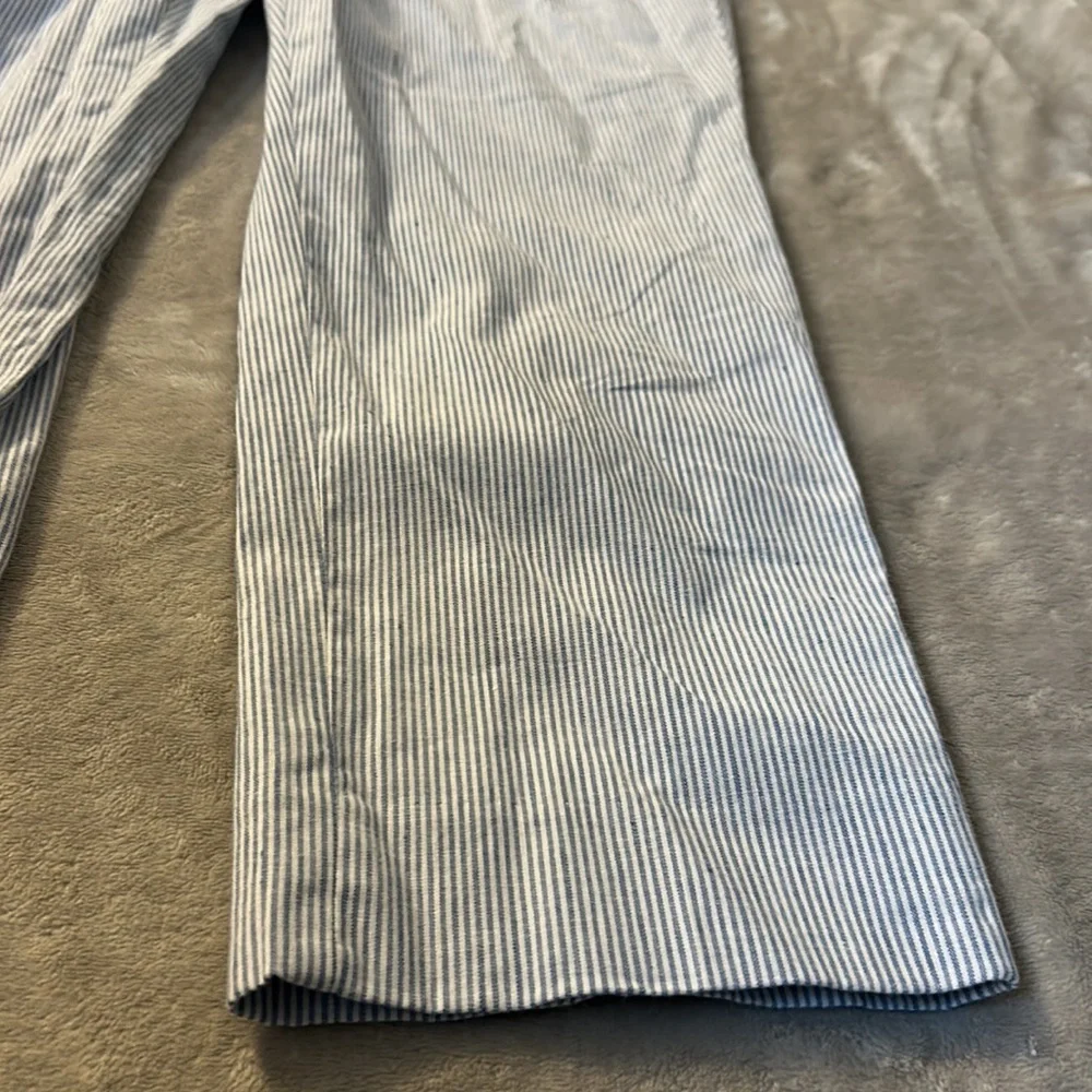 Banana republic Avery linen striped pants